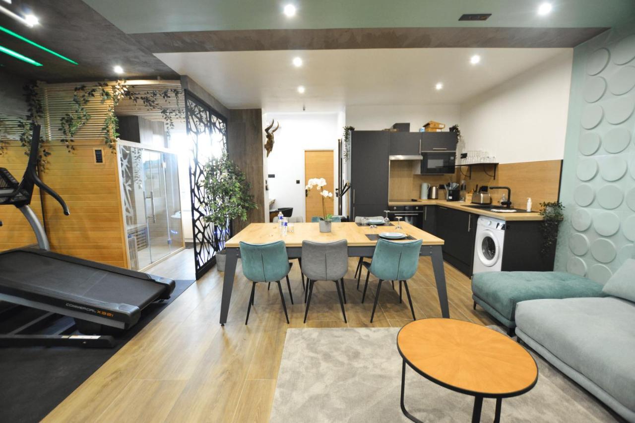 Capsule Wellness - Sauna - Balneo - Machine De Sport Privatif - Ps5 - 2 Chambres วาลองเซียนส์ ภายนอก รูปภาพ